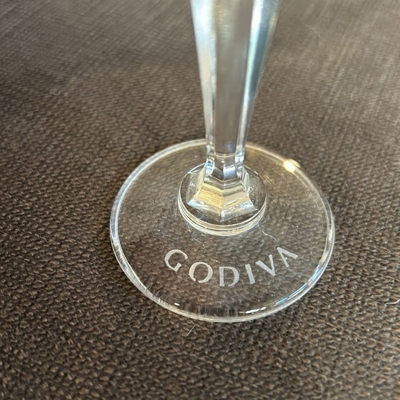 Godiva Set of 2 Cordial Dessert Shot Glasses. 2 oz. 5 1/4” tall - Picture 3 of 9